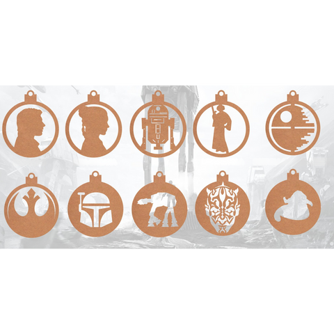 Bola de Natal “Star Wars” Und. 12cm | Loja Criarte