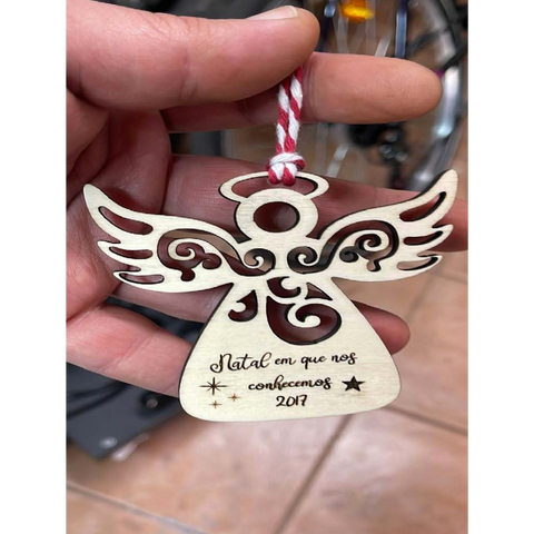 Anjinho Mensagem Personalizada 8cm | Loja Criarte